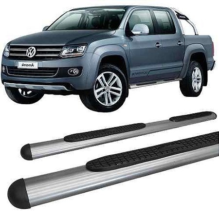 Estribo Oval Amarok 2010 A 2020 Cabine Dupla Grafite