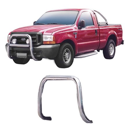 Para-Choque de Impulsão Mata Boi F-250 Cromado S/Barra