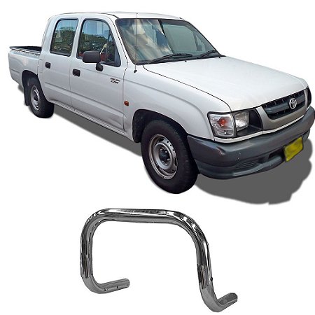 Para-Choque de Impulsão Hilux 98 a 2004 Cromado S/Barra