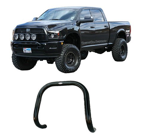 Para-Choque De Impulsão Dodge Ram 95 a 2011 Preto S/Barra