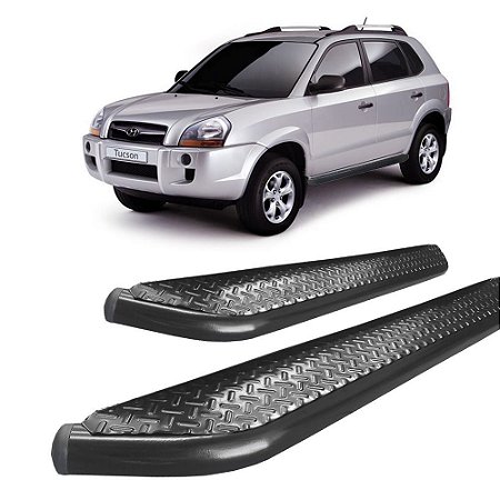 Estribo Tucson Até 2016 2,5" Chapa Preto