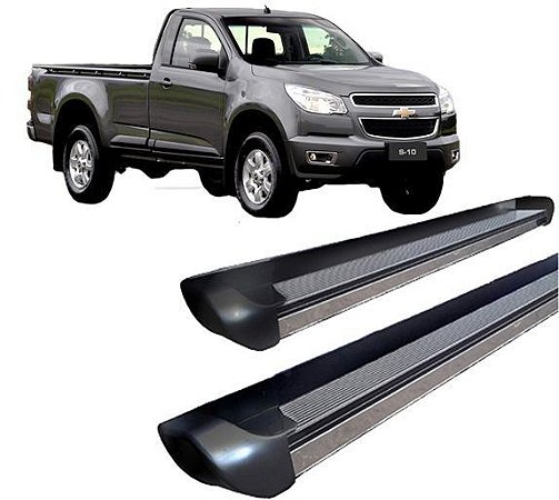 Estribo S10 2012 a 2020 personalizado Preto C S
