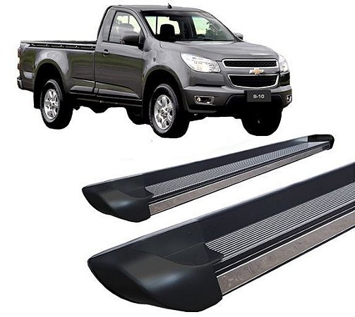 Estribo S10 2012 a 2020 Alum personalizado Preto C S