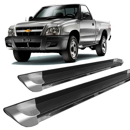 Estribo S10 1995 a 2011 Personalizado Prata C S