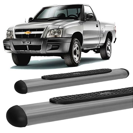 Estribo S10 1995 a 2011 Oval Oblongo Grafite C S