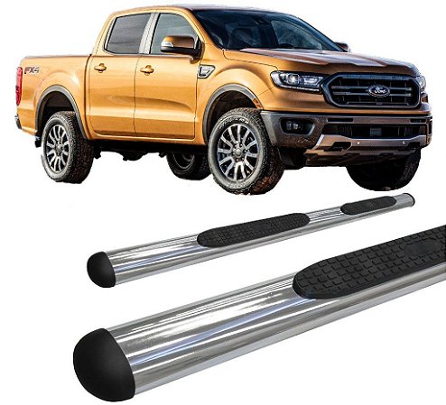 Estribo Ranger 2013 a 2020 Oval Oblongo Cromado C D