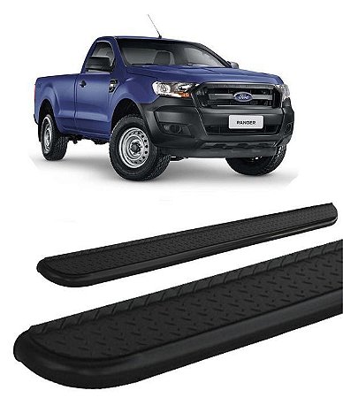 Estribo Ranger 2013 a 2020 Chapa Aço Preto C S