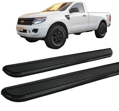 Estribo Ranger 1995 a 2012 Chapa Aço Preto C S