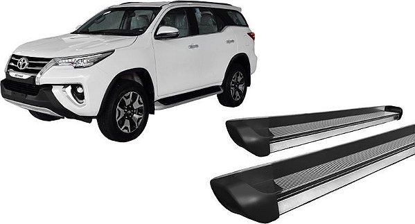 Estribo Personalizado Ponteira Preto Fosco SW4 2016 2020