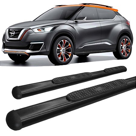 Estribo Nissan Kicks Oblongo Oval Preto