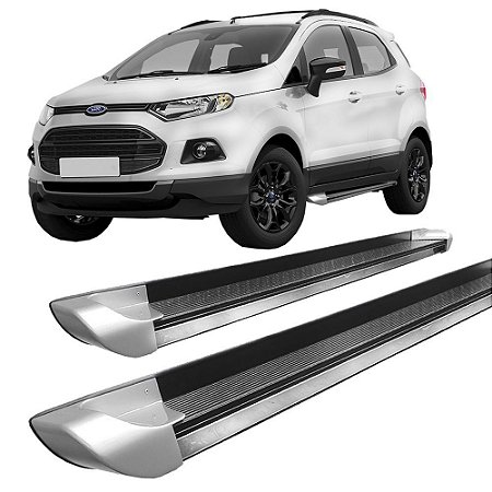 Estribo Lateral Ecosport 13 A 2020 Plataforma Prata