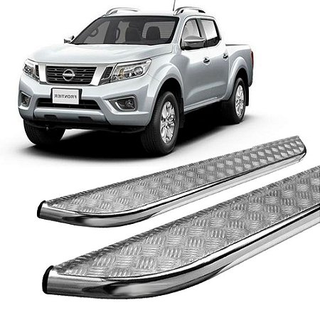 Estribo Frontier ate 2017 a 2020 Chapa de Aço Cromado