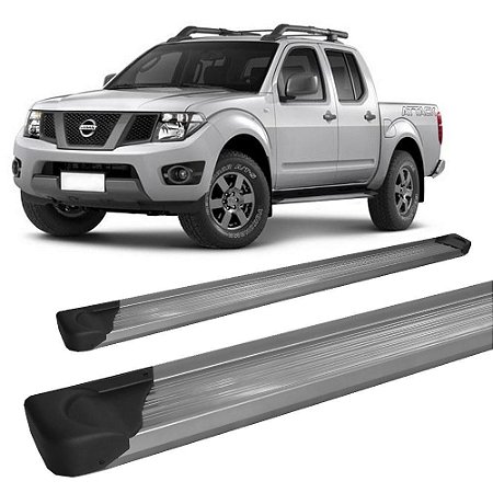 Estribo Frontier ate 2008 a 2016 Chapa de Alumínio Prata