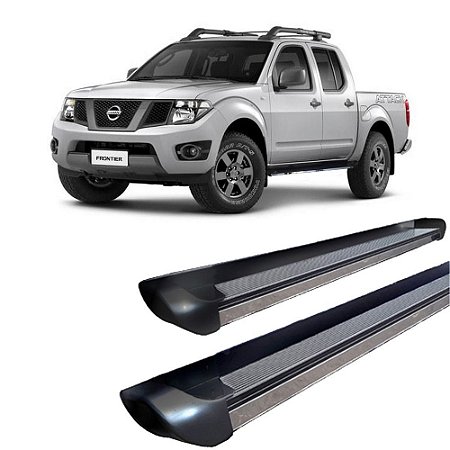 Estribo Frontier  2008 a 2016 Personalizado Preto