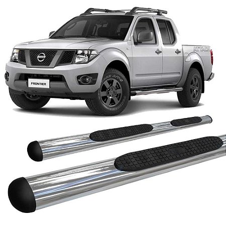 Estribo Frontier 2008 a 2016 Oblongo Oval Cromado