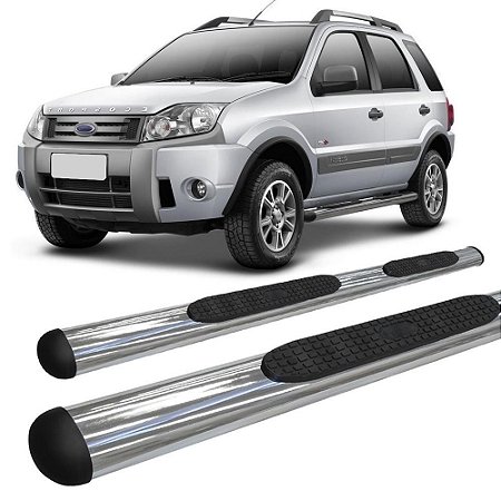 Estribo Ecosport Até 2012 Oblongo Oval Cromado
