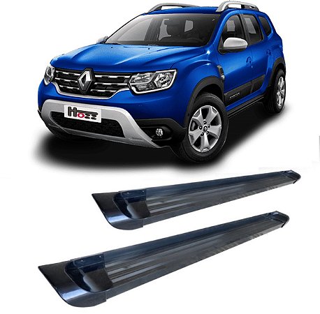 Estribo Duster Plataforma de Alumínio Preto