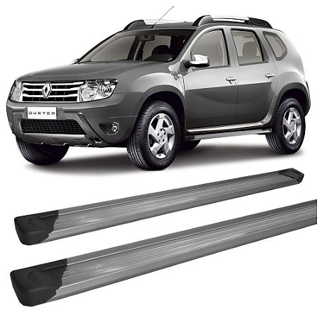 Estribo Duster Plataforma de Aluminio Prata