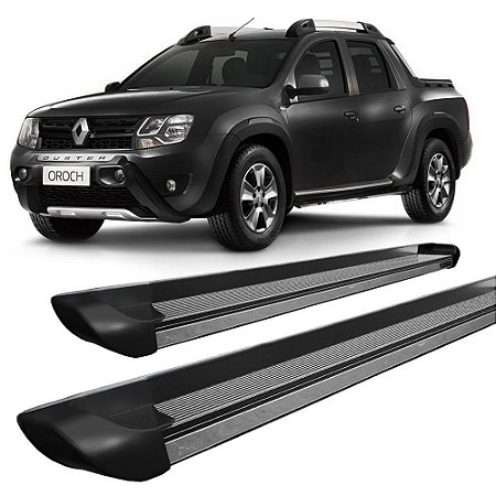 Estribo Duster Oroch Personalizado Preto