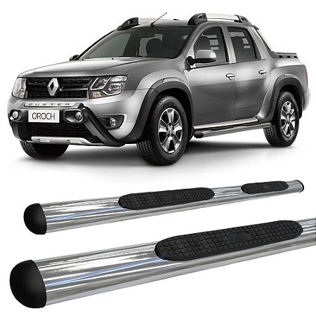 Estribo Duster Oroch Oblongo Oval Cromado