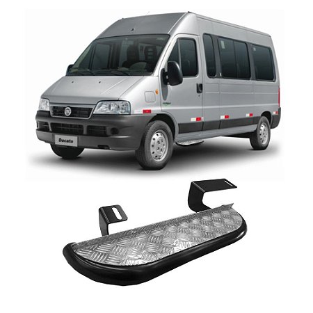 Estribo Ducato Teto Baixo 2,5" Chapa Lado Motorista
