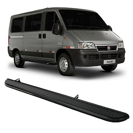 Estribo Chapa Ducato Teto Baixo Roda a Roda 2,5 Preto