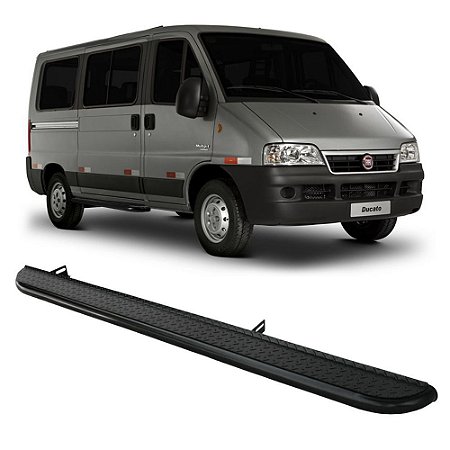 Estribo Chapa Ducato Teto Baixo Lado Passageiro 2,5 Preto