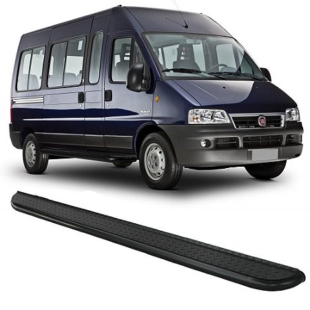 Estribo Chapa Ducato Teto Alto Lado Passageiro 2,5" Preto