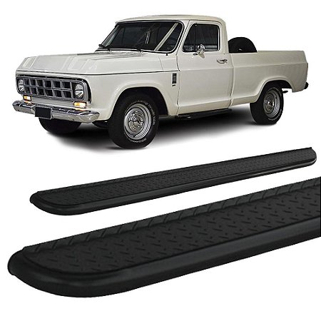 Estribo Chapa D-10 Cabine Simples Preto