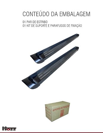 Estribo Cabine Simples S10 Amarok Ranger L200 Frontier