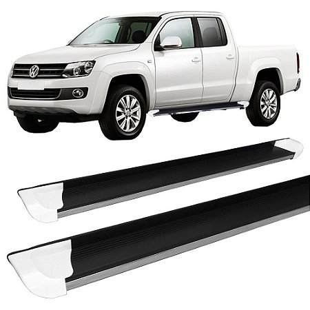 Estribo Amarok Personalizado Branco C Dupla