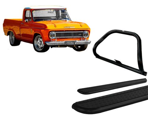 Kit Quebra Mato S/ Barra+estribo Preto D10
