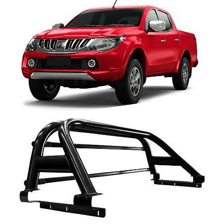 Santo Antônio Duplo L200 Triton Sport 2017 Em Diante Preto