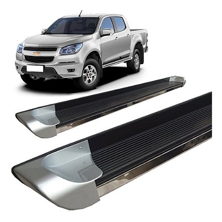 Estribo Alumínio S10 S-10 2012 A 2017 Personalizado Prata