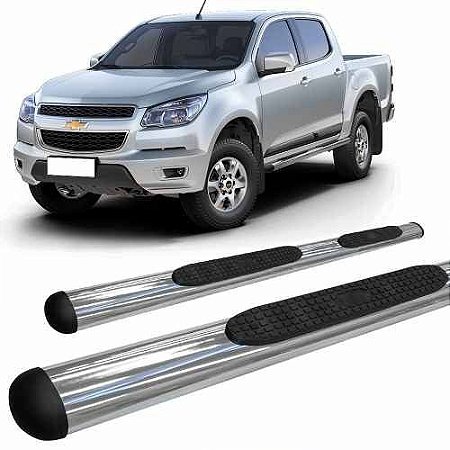 Estribo S10 S-10 2012 A 2017 C/d Oblongo Oval Cromado