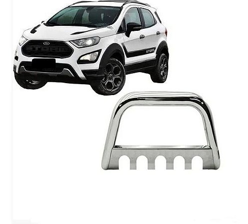 Para-choque De Impulsão Ecosport 2013 A 2017 Cromado