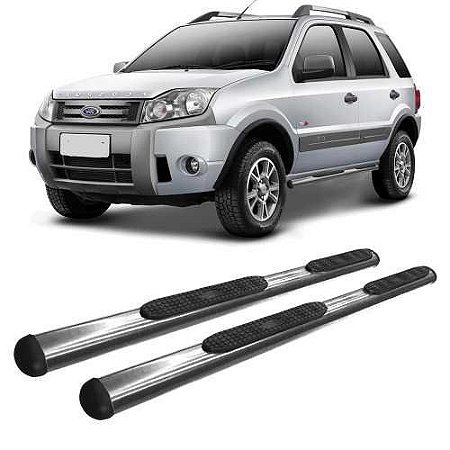 Estribo Ecosport 2003 A 2012 Oblongo Oval Cromado