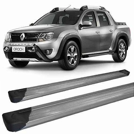Estribo Duster Oroch 2015 A 2019 Alumínio Prata