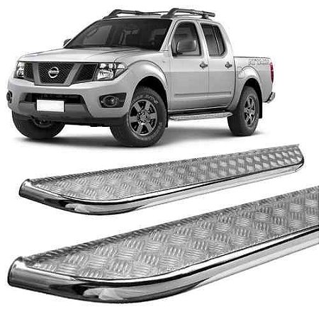 Estribo Frontier Sel 2008 A 2016 Chapa Cabine Dupla Cromado