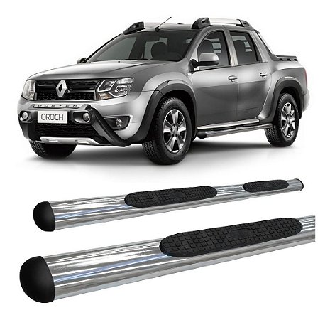 Estribo Lateral Duster Oroch Oblongo Oval Cromado Hozz