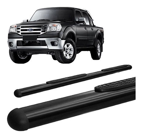 Estribo Oval Ranger 2012 Cabine Dupla Preto