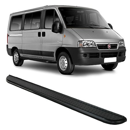 Estribo Lateral Fiat Ducato Preto Lado Passageiro Teto Baixo