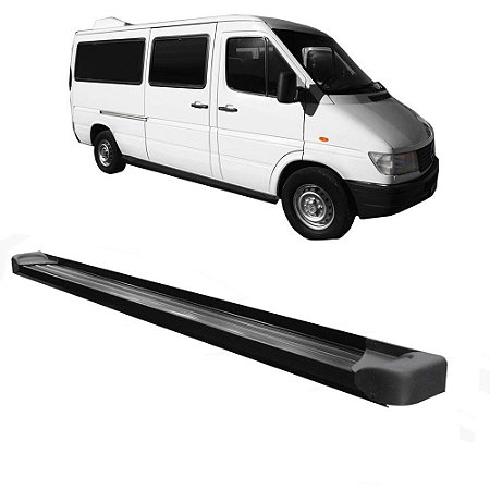 Estribo Sprinter 312 Plataforma De Aluminio Preto