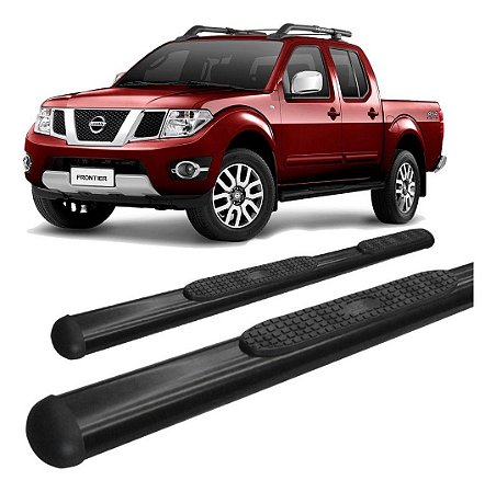 Estribo Frontier 2008 A 2017 Oblongo Oval Preto