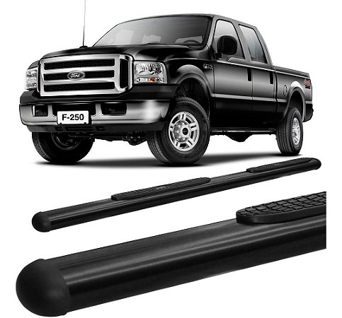 Estribo F-250 Oval Oblongo Preto C/d
