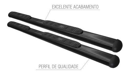 Estribo Honda Hrv Oblongo Oval Preto Hr-v2016 A 2020