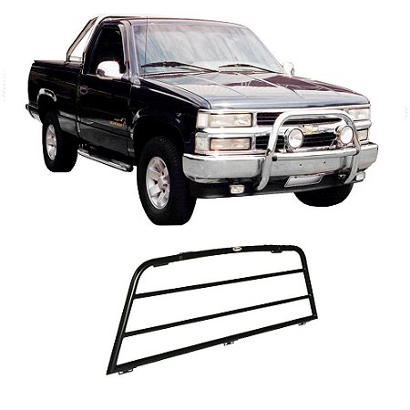 Grade Vigia Silverado 1997 A 2003 Preto