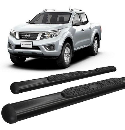 Estribo Oval Oblongo Preto Nissan Frontier Nova 2017 A 2020
