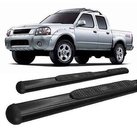 Estribo Lateral Frontier 2003 A 2007 Oblongo Oval Preto