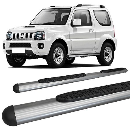 Estribo Lateral Suzuki Jimny Oblongo Oval Grafite